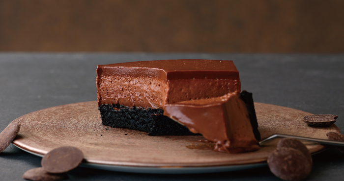 大人向けのチョコレートケーキ